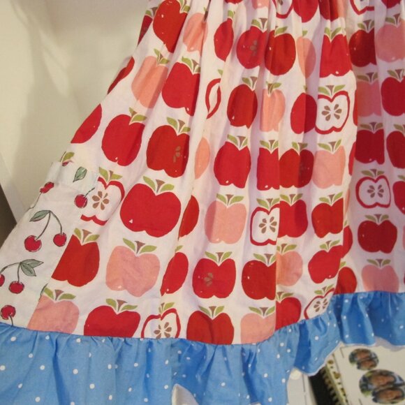 Girl's Sweet Honey Sweethoney Apple Back to School Tunic Dress Size 6Y EUC - Picture 2 of 5